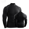 Velocity Men's Quick-Dry Long-Sleeve Turtleneck Top