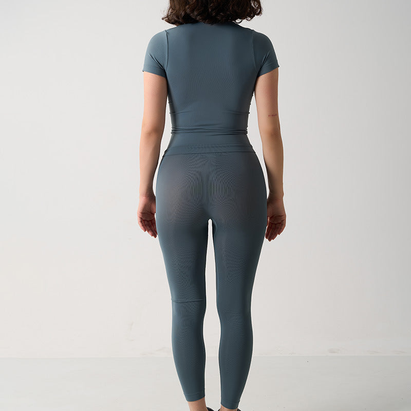 SculptForm Seamless Tee & Leggings Set, view 3