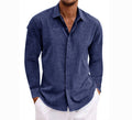 Archive Men's Linen Cotton Long-Sleeve T-Shirt