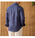 Metro Bexley Men's Linen Long-Sleeve Shirt