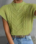 Hearth Knit Turtleneck Vest