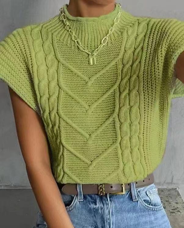 Hearth Knit Turtleneck Vest