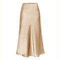 Sway Satin Silky Acetate Midi Skirt