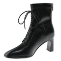 Stride Faux-Leather Leather Ankle Boots
