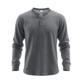 Metro Men's Relaxed Long-Sleeve Henley Shirt