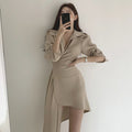 Nova Lapel Shirt Dress