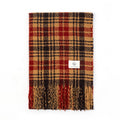 Ember Knit Plaid Scarf