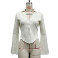 Aurelia Flared Lapel Cardigan