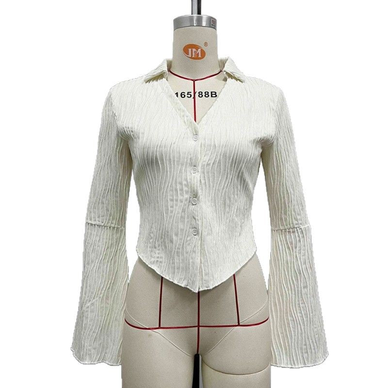 Aurelia Flared Lapel Cardigan