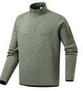 Atlas Men's Fleece-Lined Knit Stand-Collar Pullover