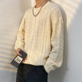 Atlas Men's Cable-Knit Retro Turtleneck Sweater