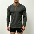 Metro Calder Men's Long-Sleeve Henley Shirt