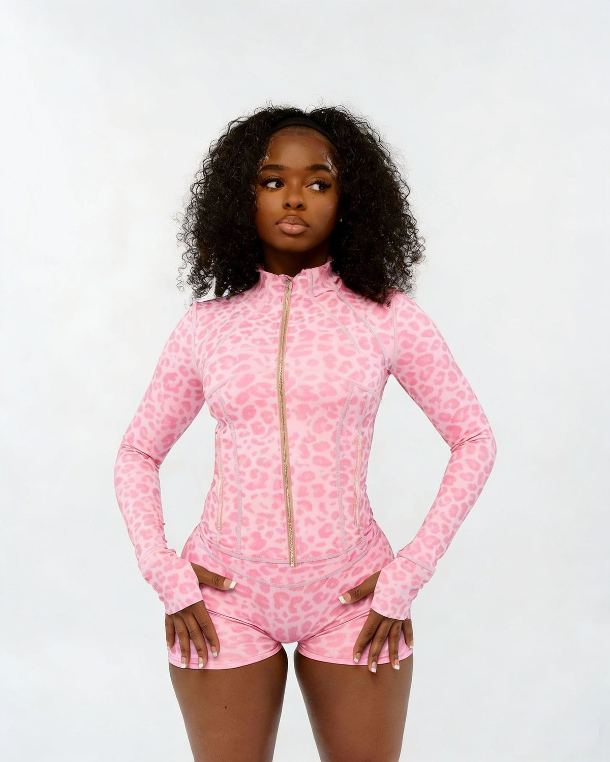SculptForm Leopard Printed Workout Set