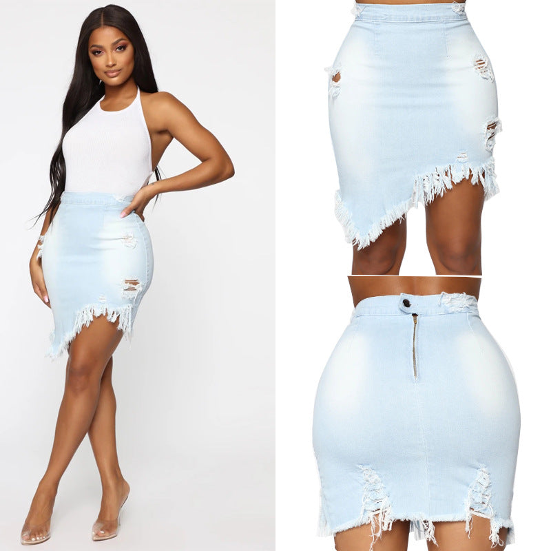 Sway Denim Ripped Bag