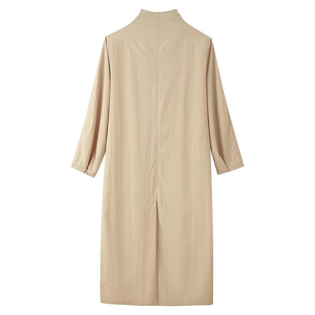 Lumen Double-Breasted Long Trench Coat, view 2