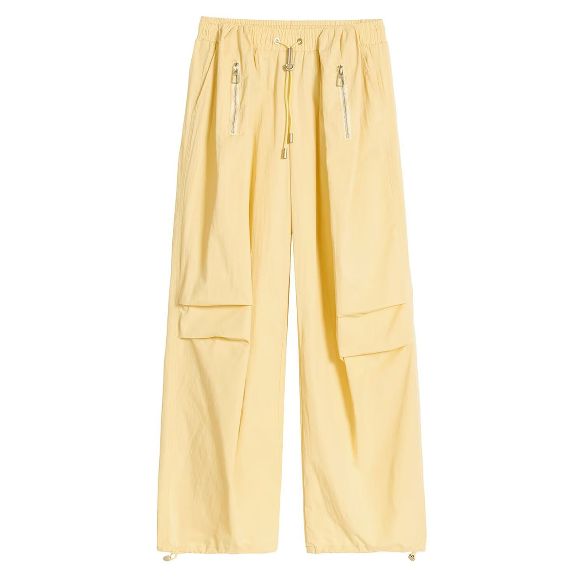 Rover Wide-Leg Cargo Pants in Yellow