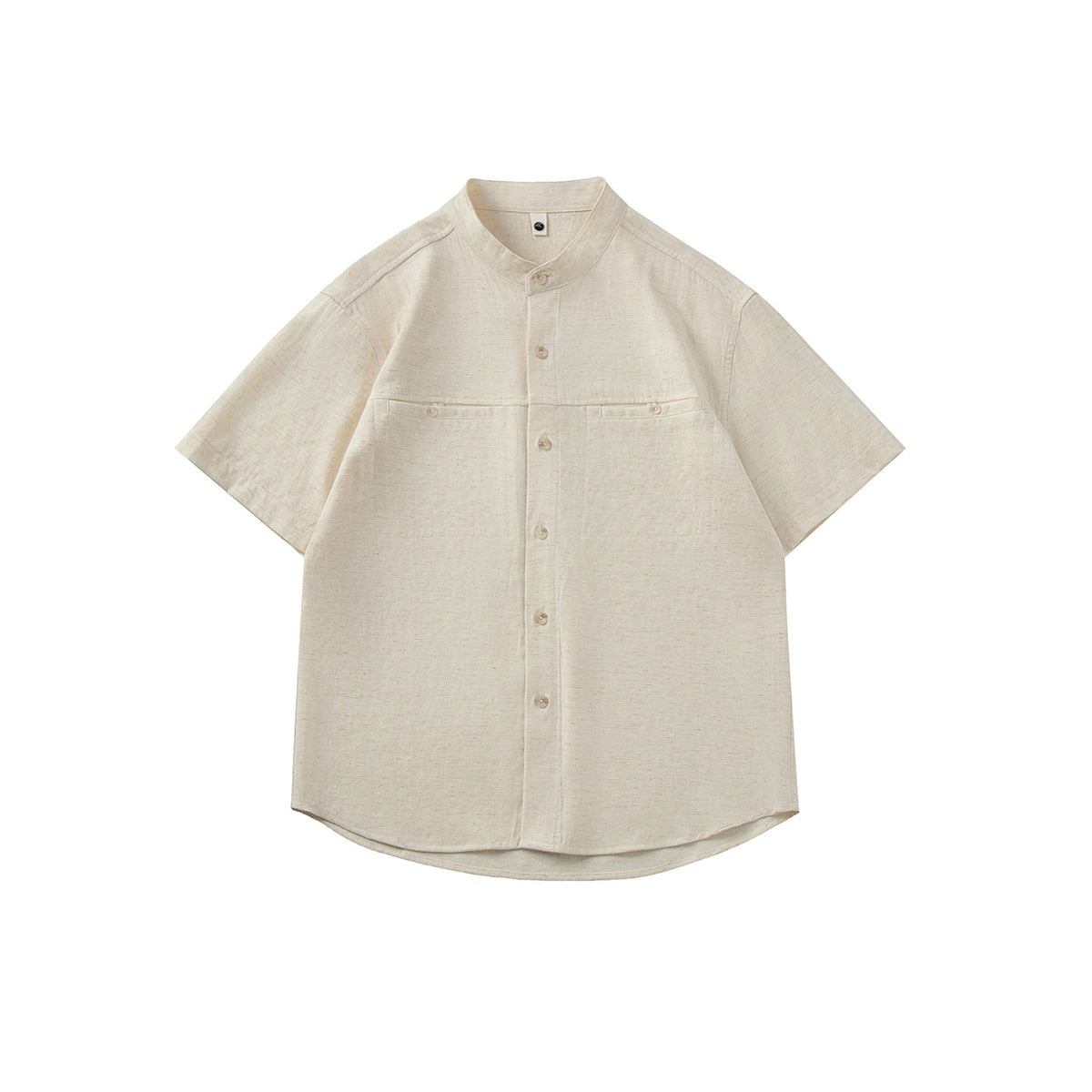 Metro Men's Linen-Look Short-Sleeve Shirt