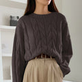 Hearth Chunky Cable-Knit Sweater, view 4