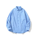 Metro Men's Oversized Non-Iron Shirt in Blue