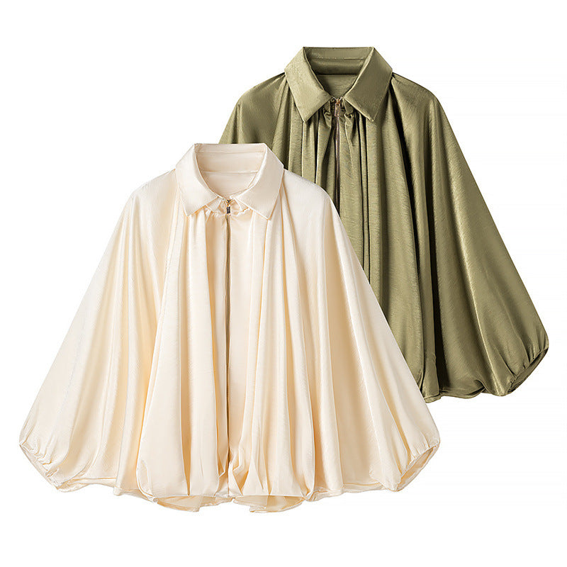 Halo Satin Bomber Jacket