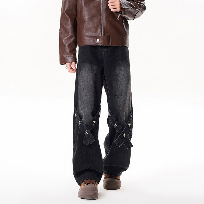 Rover Men's Relaxed Straight Jeans