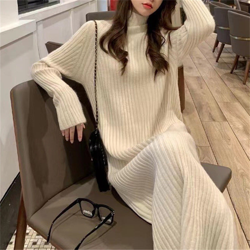Nova Mock-Neck Knit Midi Dress, view 2