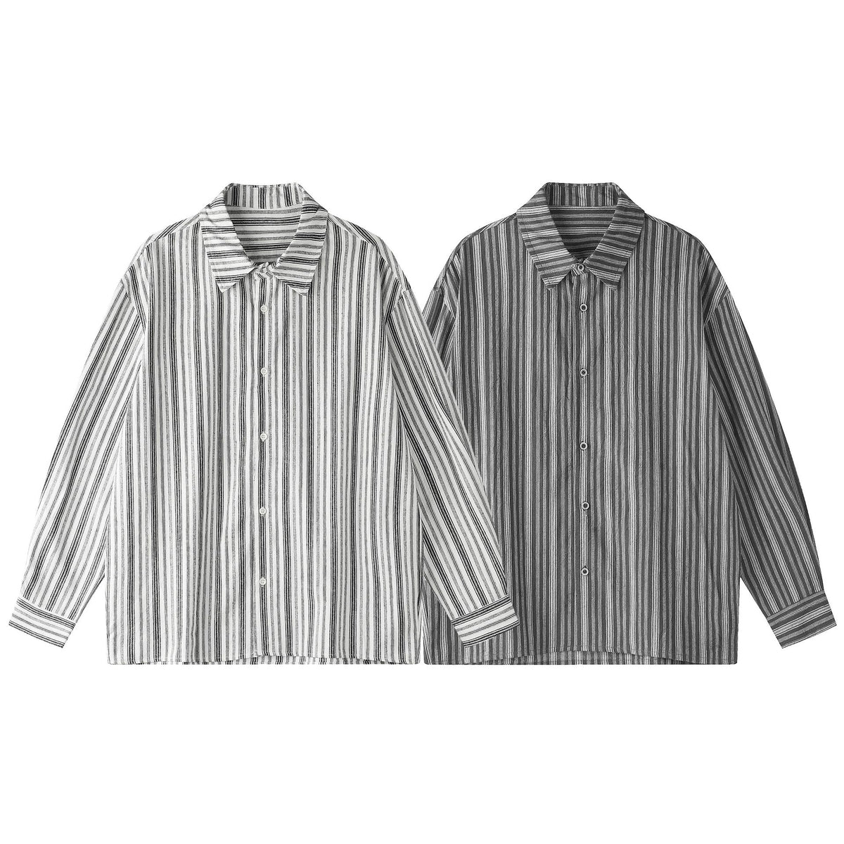 Metro Men's Striped Cotton-Linen Shirt, view 4