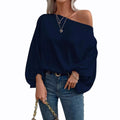 Aurelia Satin Off-Shoulder Blouse