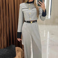 Flow Garnet Wide-Leg Trousers