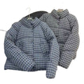 Cove Relaxed Cropped Plaid Puffer Jacket