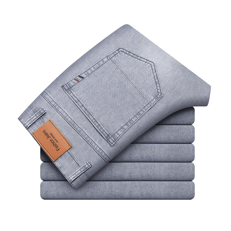 Indigo Men's Slim Straight Jeans
