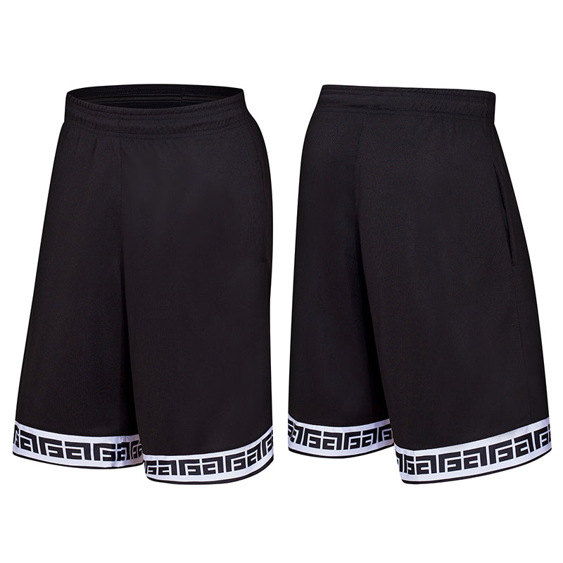 Velocity Men's Quick-Dry Relaxed Letter-Print Gym Shorts