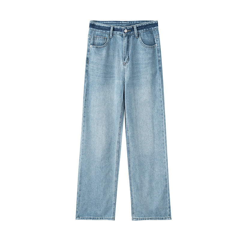Indigo Orla Wide-Leg Jeans