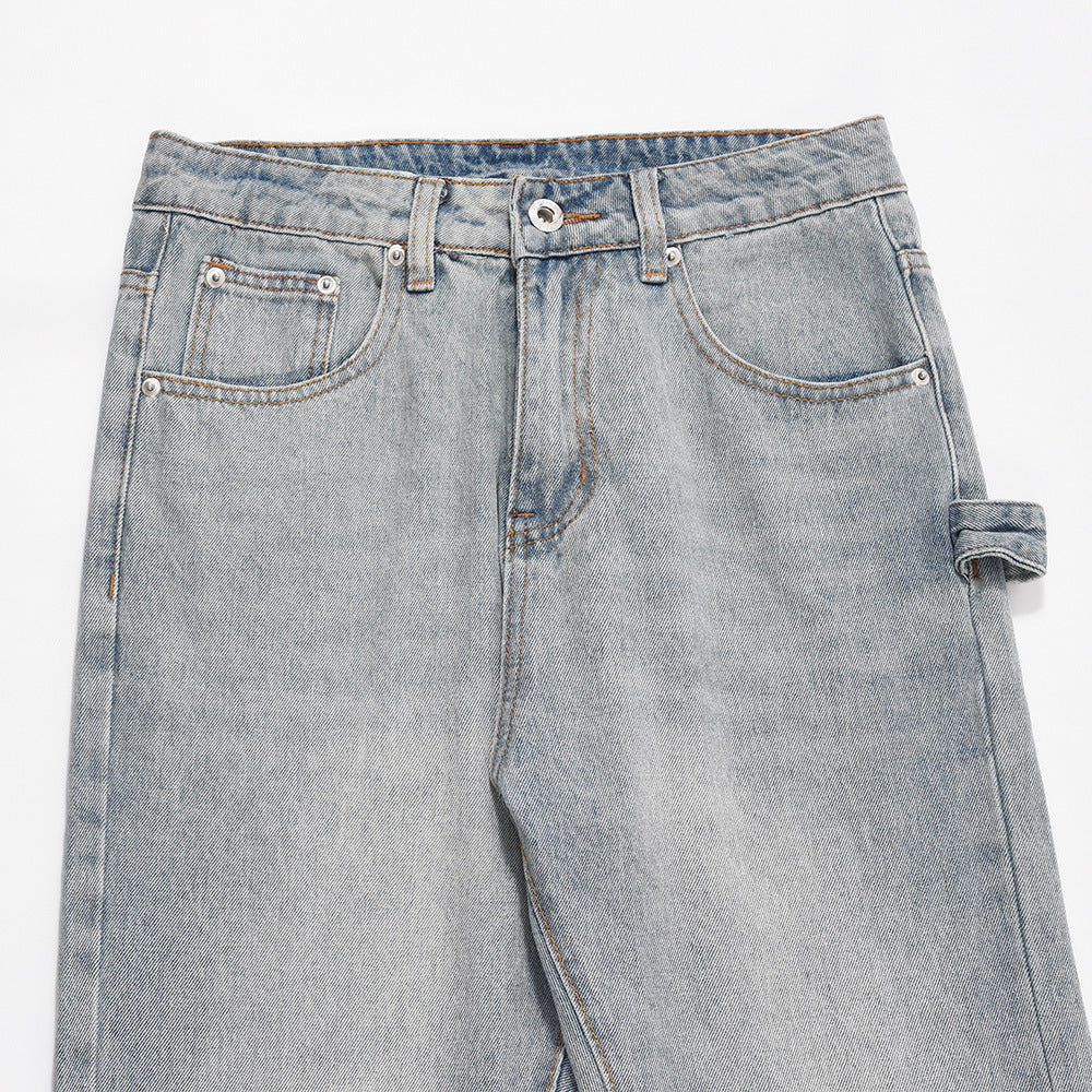 Indigo Isla Men's Straight Jeans