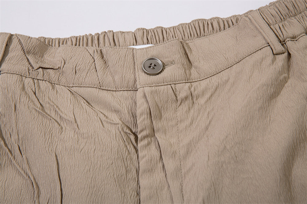 Rover Men's Pleated Solid Shorts