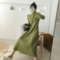 Nova Slim A-Line Mid-Length Knit Dress