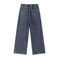 Indigo Men's Striped Straight Jeans