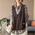 Hearth Knit Relaxed V-Neck Vest