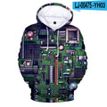 District Bexley Men's 3D-Print Hoodie