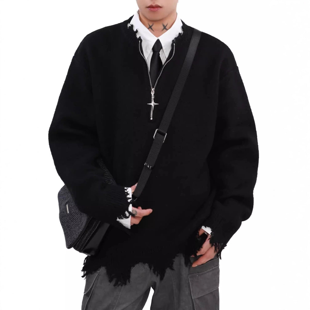 Atlas Men's Half-Zip Vintage Sweater