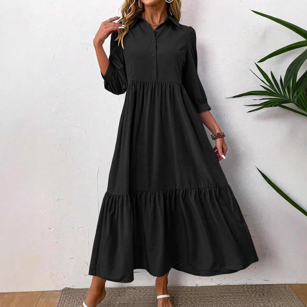 Nova Garnet Shirt Dress