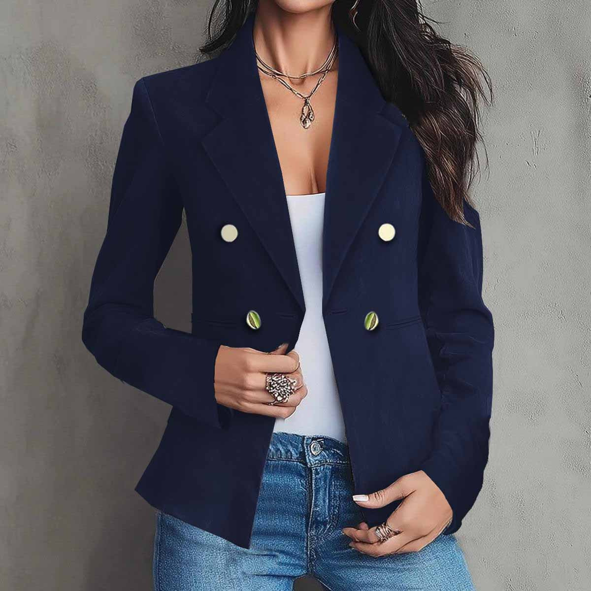 Aurelia Double-Breasted Blazer