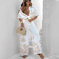 Flow Linen Lapel Co-ord Set
