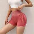 CoreFlex Striped Biker Shorts