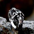 Lune Men's Stainless Steel Titanium Steel Ring