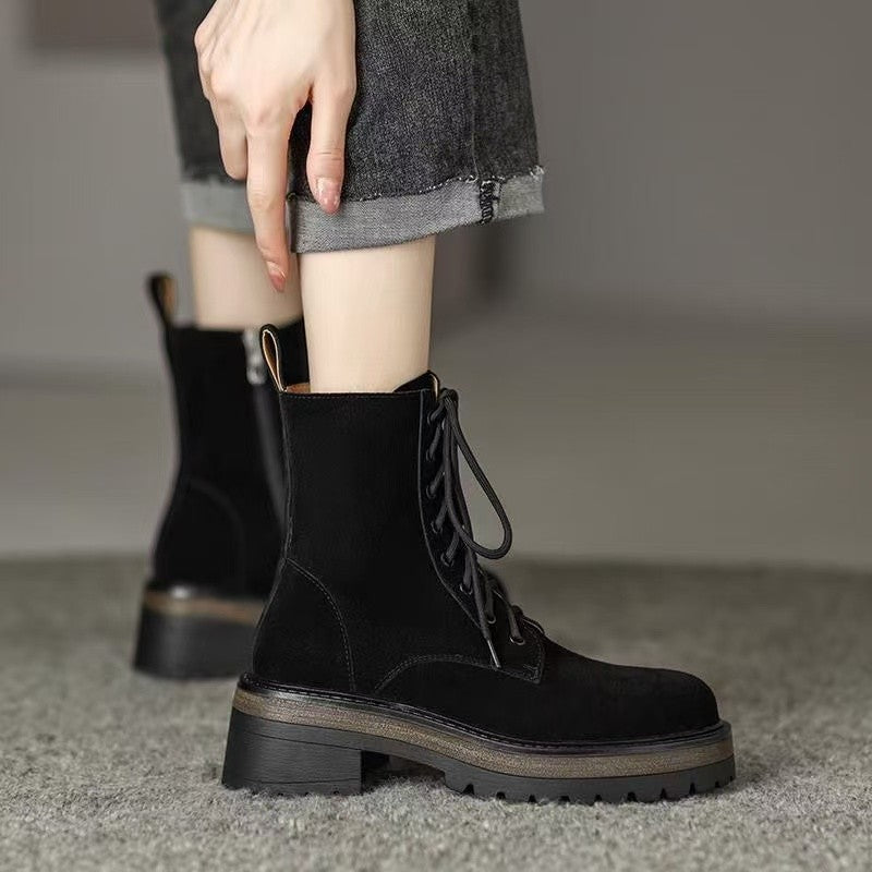 Stride Bexley Short Platform Ankle Boots