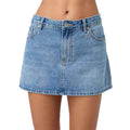 Sway Slim Washed Denim Skirt