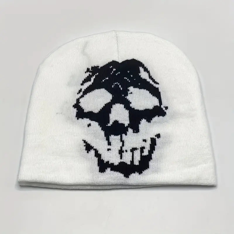 Ember Letter-Print Jacquard Beanie