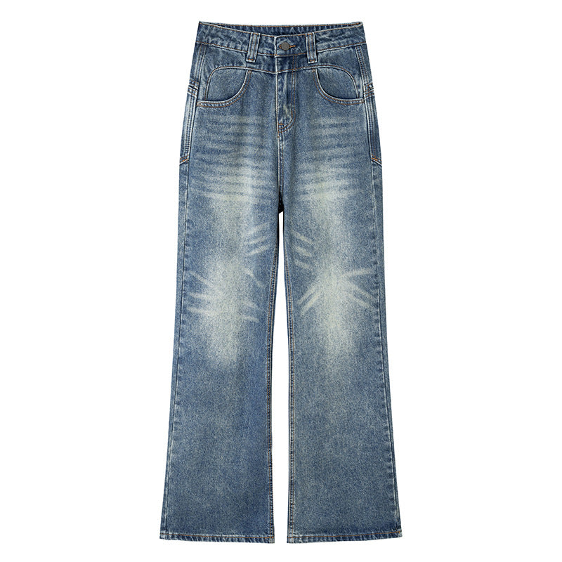Indigo Arden Retro Wide-Leg Jeans