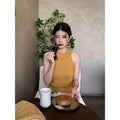 Hearth Halter Minimalist Knit Vest